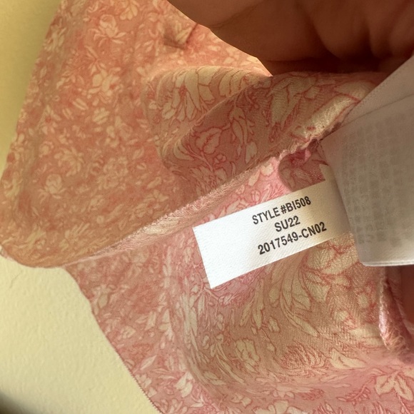 J. Crew Pink Floral Smocked Top - Picture 6 of 10